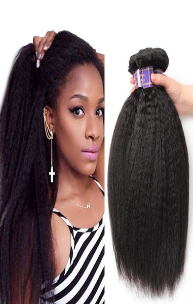 

unprocessed brazilian hair bundles peruvian indian malaysian hair extensions body loose deep wave curly hair weft kinky straight6183330, Black