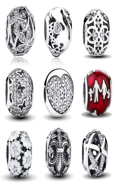 

whole 925 sterling silver nature039s radiance charm beads fit original pandora bracelet bangle authentic diy jewel1626354, Black