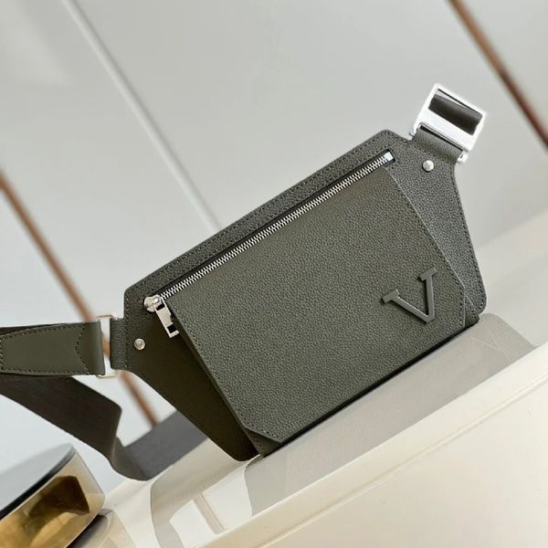 

m57081 takeoff belt bag womens tote clutch chest waist bag mens luxury fanny pack designer shoulder hand bag genuine leather flip crossbody