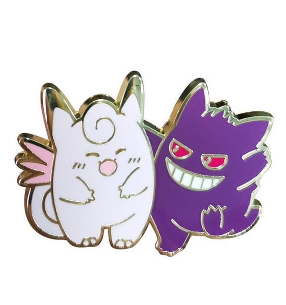 

cute chidren fashion jewelry gifts metal cartoon brooch anime movies games hard enamel pins collect backpack lapel badges8693149, Blue