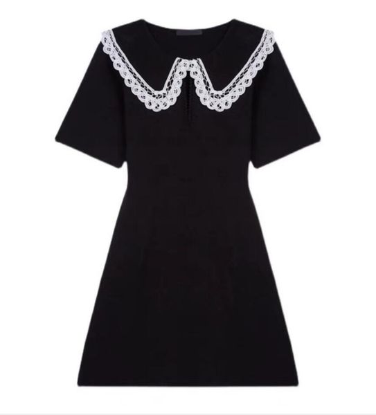 

women casual dresses sun dress luxury designer slim skirt a-line shape clthoes elegant v-neck dresss party clothing-brand new, Black;gray