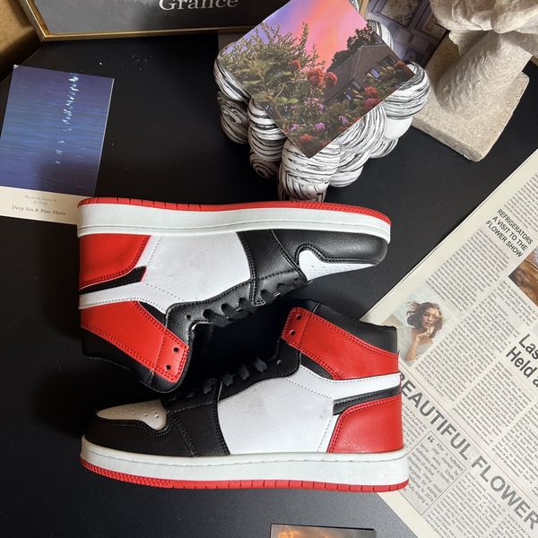 

2023 brand skateboard shoes for men women high-casual sport shoes trainers classic 1s basketball sneakers 36-44, Black