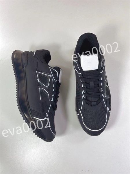 

2023 luxury mens youth fashion shoes men's training shoes casual shoes women's travel leather sports shoes, Black