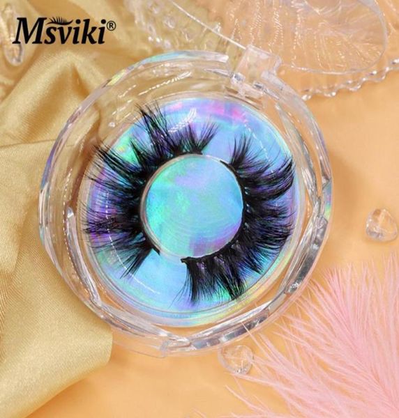 

msviki 3d mink lashes bulk whole 5d 25 mm lashes makeup beauty dramatic thick mink eyelashes extension natural fake4969085