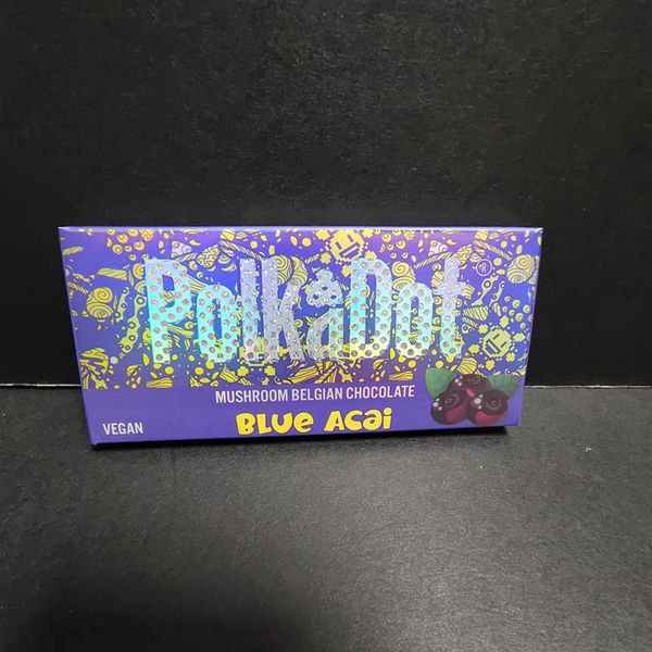 

polkadot chocolate bar box size 62*130*10mm magic mushrooms packaging 16 flavors to choose from affordable and stable supply fast delivery b