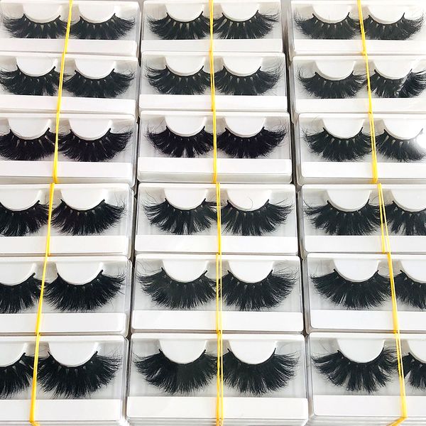 

makeup 3d 25mm mink lashes false eyelashes extension custom full strip mink eyelash bulk eyelash packaging box wss