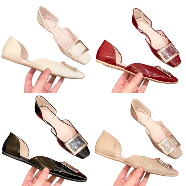 

summer sandals designer shoes fisherman's shoes fashion 100% leather platform shoes buckle flat heel baotou lady flat work women dress, Black