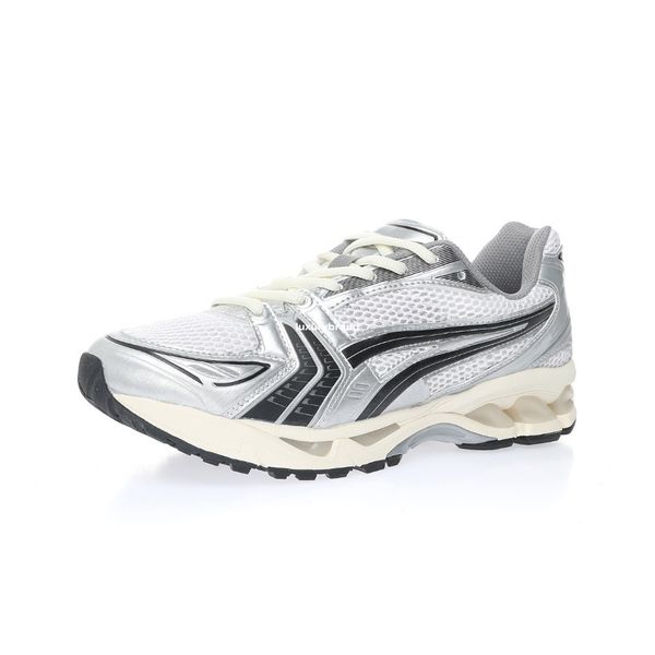 

jjjjound gel kayano 14 silver black sports shoes for men's sneakers mens running shoe womens trainers 1201a457-101
