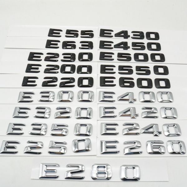

trunk emblem badge logo for mercedes benz e-class w210 w211 e43 e53 e63 e55 e200 e220 e250 e280 e320 e350 e420 e550 e500 e430
