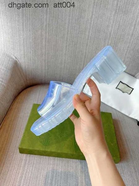 

designer shoes 2023 summer fashion jelly slide print slippers luxury bathroom beach shoes women's sandals guide gift box 35-41'&#0, Black