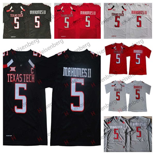 

ncaa college football jerseys 5 patrick mahomes ii jersey mens, Black