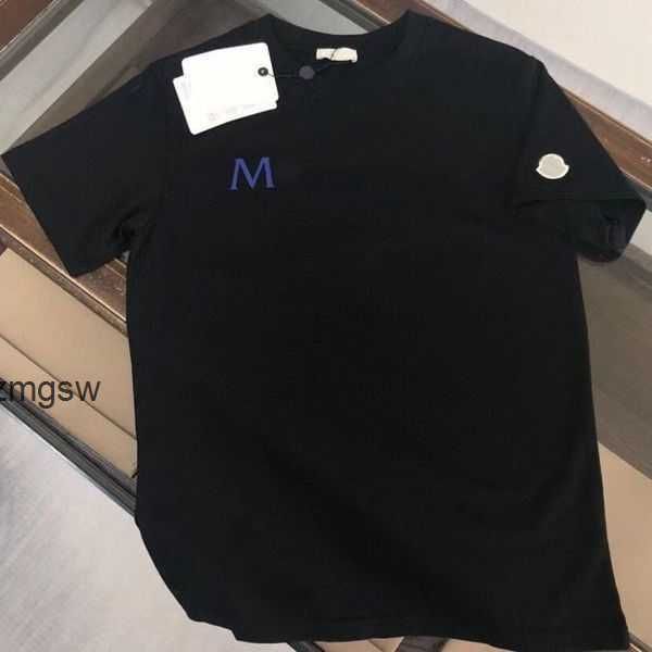 

summer mens t-shirts casual man monclair womens loose tees with letters print short sleeves designer shorts sleeve tshirts p1qx, White;black