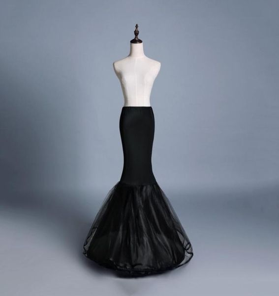 

whole mermaid crinoline petticoats plus size black bridal hoop skirt ruffle wedding accessories7059102, White