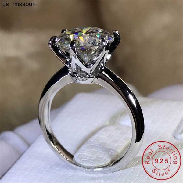 

band rings solitaire 15ct lab diamond ring 100 original 925 sterling silver engagement wedding band rings for women bridal fine jewelry j230