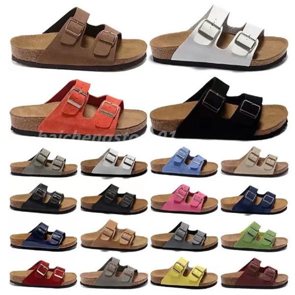 

sandals boston arizona slides men women slippers birko-flor nubuck leather suede clogs mocha black white beach shoes outdoor shoes platform