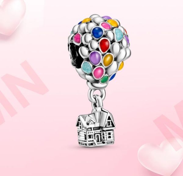 

925 silver charm up jewelry original fit pandora bracelets for women jewelry lovers gift8123565, Black