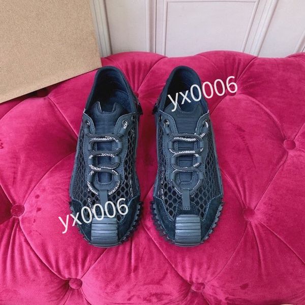 

new luxurys casual shoes sneaker platform shoe leather designer lace up men fashion sneakers white black mens womens