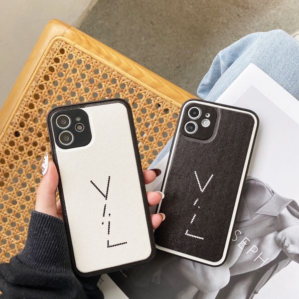 

loveislove protective phone case luxury designer cases fdvcase02 for iphone 14promax 14pro 14plus phonecases 12 11 13 x xs xr black white