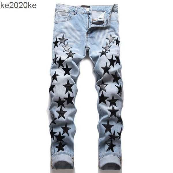 

back jeans amris mens for men skinny middle waisted european biker slim fit motorcycle stripe fashionable designer pants jeans 5we1, Black