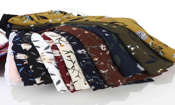

fashion women bubble chiffon hijab scarf foulard femme musulman printed shawl islamic clothing headwear muslim headscarf2194850, Blue;gray