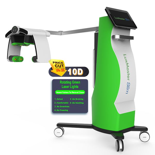 

2023 532nm and 635nm cold green laser body shape lipo 8d laser slimming machine