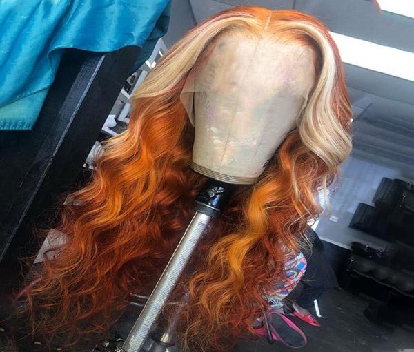 

lace wig natural baby hair brazilian body wave 13x4 human hair wigs color remy pre plucked lace front wig for women seamless natur2372635, Black;brown