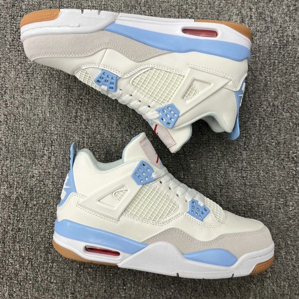 

retro sports shoes 2023 new sb x sport 4 men/women/kids basketball shoes 4s iv white blue youth gs big boy basketball casual sneakers