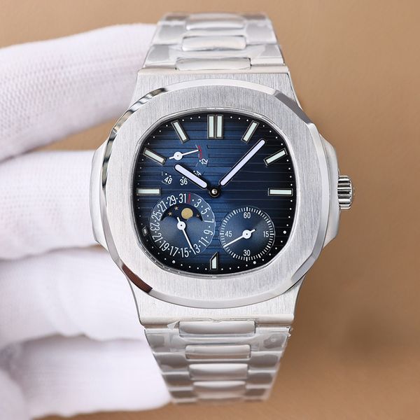 

watch mens mechanical automatic watches 40mm sapphire waterproof 100m swimming business wristwatch montre de luxe, Slivery;brown