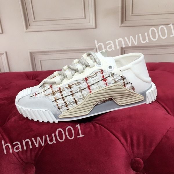 

2023 luxurys designer casual shoes mens vintage trainers striped sneakers women fashion shoes lace-up platform sneaker, Black