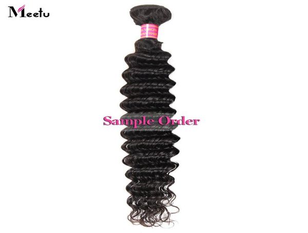 

quality 10a unprocessed brazilian peruvian straight body loose deep curly water wave remy human hair extensions one piece as 7683794, Black