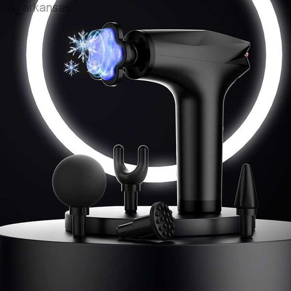 

full body massager icy cold compress massage gun electric percussion pistol massager for body neck back sport deep tissue muscle relaxation