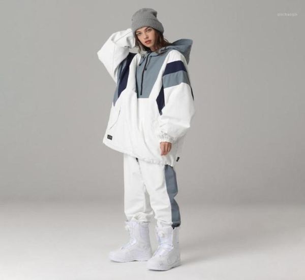 

skiing jackets ski suit men and women hoodie snowboard jacket pants winter outdoor windproof waterproof snow fashion sportswear11907264