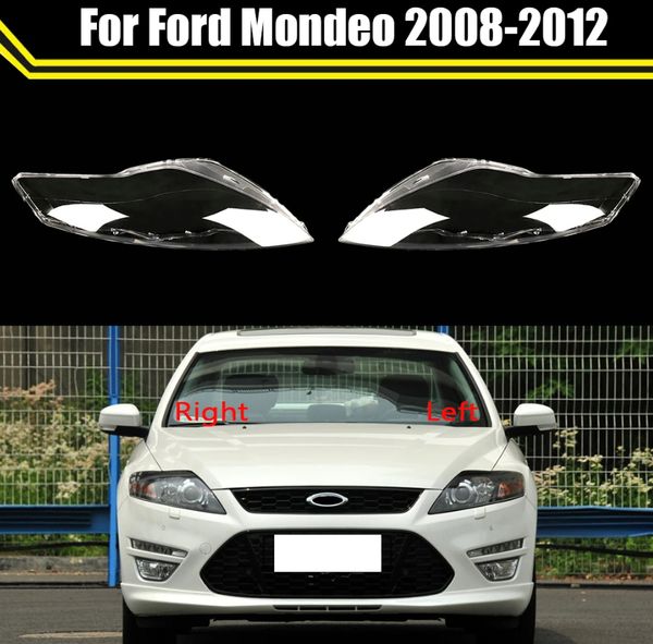 

for ford mondeo 2008-2012 headlamps glass caps transparent lampshades headlamp shell lens masks headlight cover