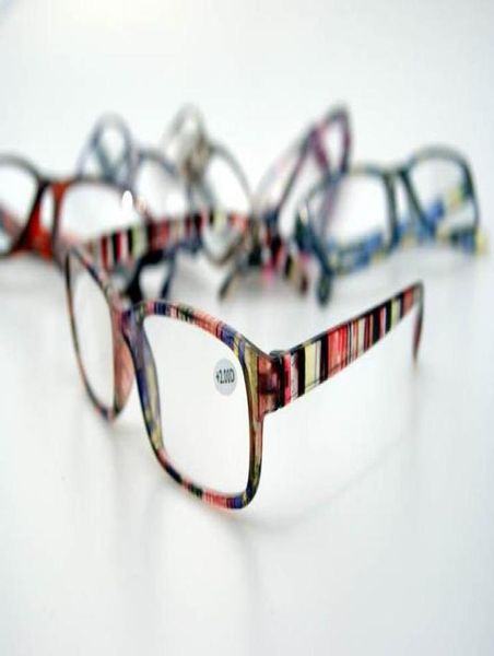 

15pcslot fashion colorful reading glasses 6 colors strength power from 100 to 400 accept mixed order5326815