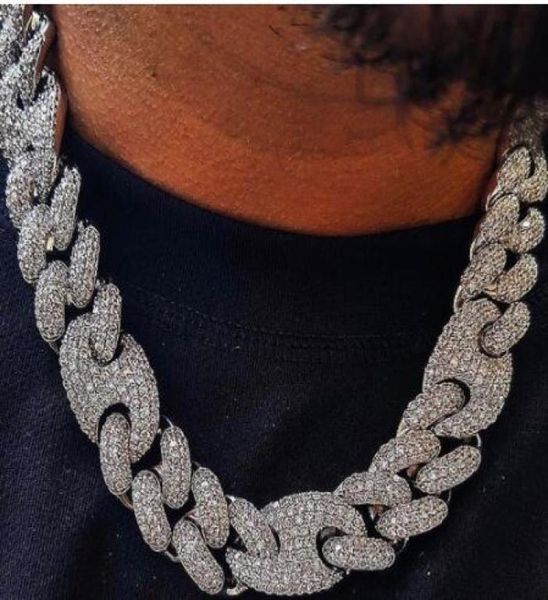 

16mm miami new box clasp cuban link chain gold silver necklace iced out cubic zirconia bling hip hop for men jewelry5141053