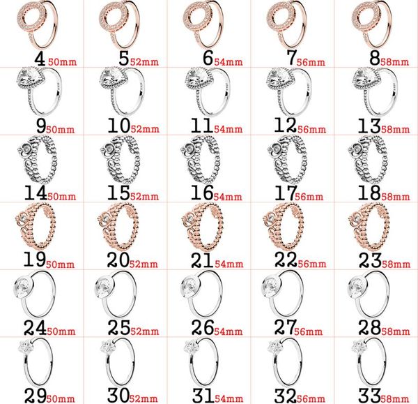 

925 silver logo love pandora silver ring turn diamond ring wish flashing ring original jewellery for women factory direct s8543524