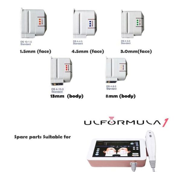 

hifu cartridge for ulformula1 hifu ultrasound face machine with 10000 ss treatment head replacement transducer cartridges6194563
