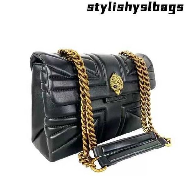 

evening bags kurt geiger london black medium 26cm cross body genuine leather handbags clutch vintage chains messenger bag tote handbag new f