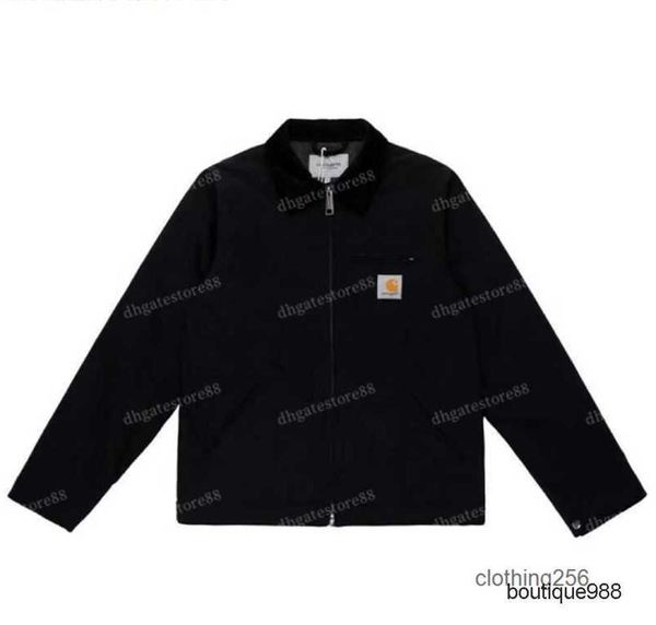 

men carhart designer mens jackets wip thick detroit american work clothes cotton jacket men women couple loose designer, Black;brown