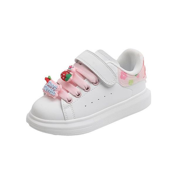 

sneakers kids shoes children casual baby spring cartoon pendant lightweight white f14305, Black;red