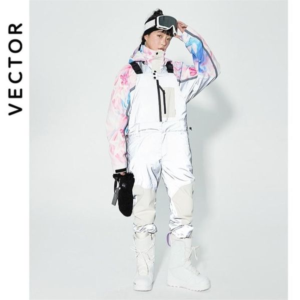 

vector men039s and women039s ski pants detachable twowear jumpsuit bib waterproof winter warm windproof outdoor sport snowb6285165