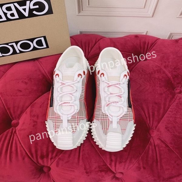 

2023 new luxurys designer woman shoe leather lace up men fashion platform sneakers white black mens womens casual shoes