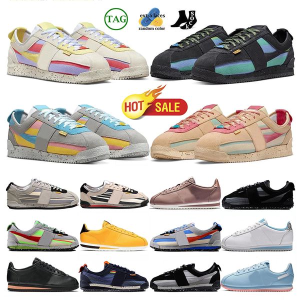 

2023 new classic union x cortez designer casual shoes for men women trainers lemon frost light smoke grey offs noir sesame sneakers sports j