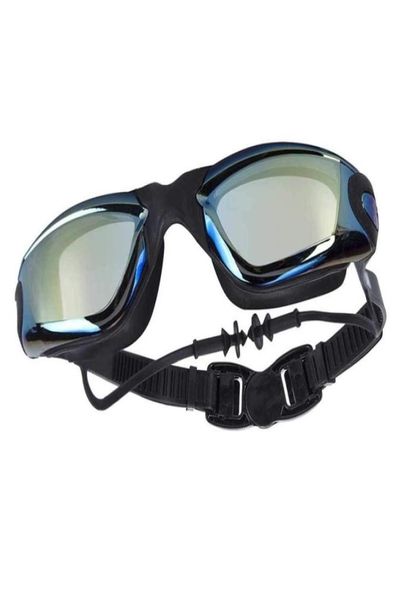 

swimming glasses earplug anti fog silicone swim pool women men eyewear water ear plug diving goggles 2206118798368