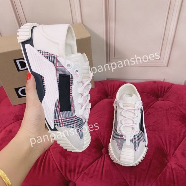 

new r woman shoes leather lace up men fashion platform sneakers white black mens womens casual shoes