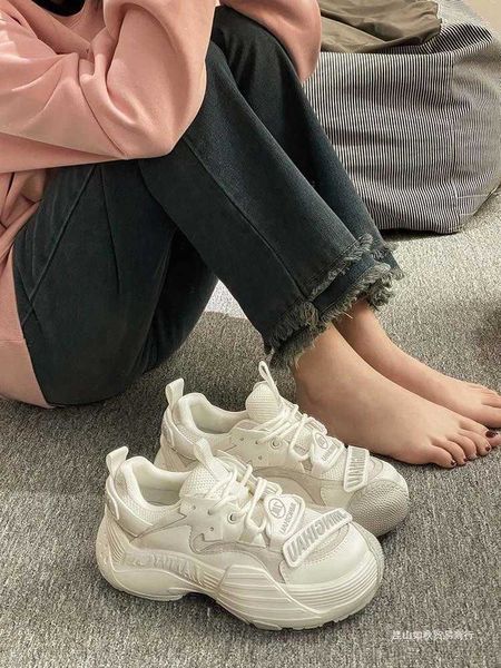 

matsuke dad shoes women's 2023 autumn/winter new network red thick sole breathable casual sports running shoe
