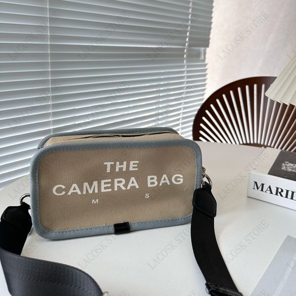 

canvas ceossbody bag women designer shoulder bags letter luxury purses bags fashion summer handbag wide strap with box