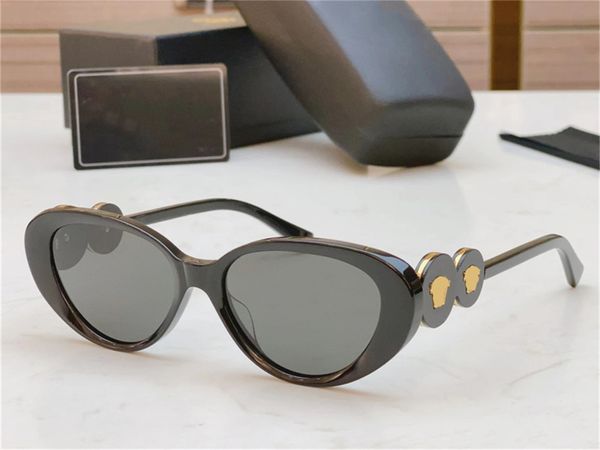 

retro ladies designer sunglasses for women mens sunglasses for men cat eye design with lion's head meatballs legs cool uv400 lenses fas, White;black
