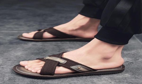 

couple women men summer outdoor slippers lightweight beach nonslip casual home flip flops fashion sandals plus size8424510, Black