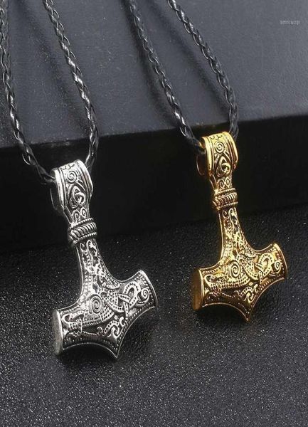 

pendant necklaces midy ancient norse vikings charms supernatural moon pentagram necklace women jewelry rope chain11406834, Silver
